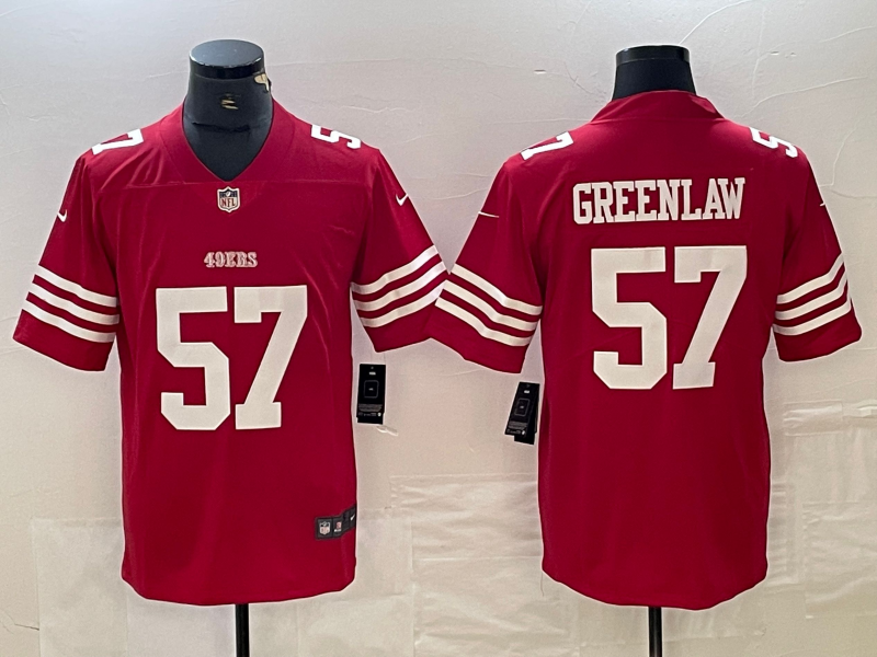 Men's San Francisco 49ers Dre Greenlaw #57 Scarlet Jersey